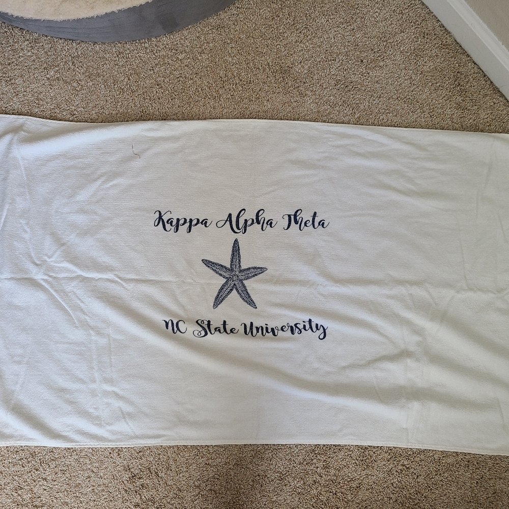 Kappa Alpha Theta Beach Towel